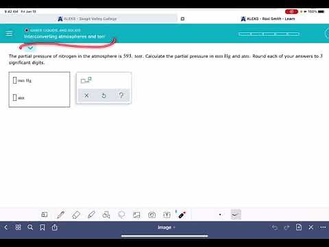 ALEKS: Interconverting atmospheres and torr