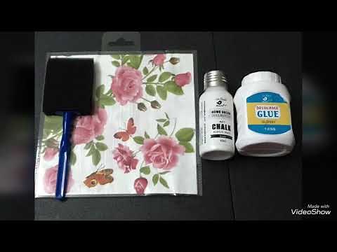 Decoupage art for beginners- DIY