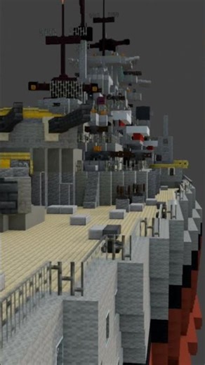 DKM Bismarck minecraft (full interior)
