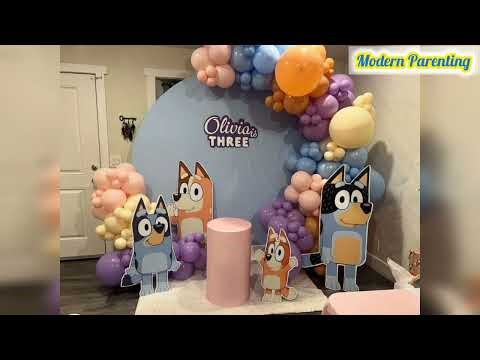 Bluey Birthday Decor Ideas! 🎈 DIY Backdrops, Balloons & Easy Theme Setup