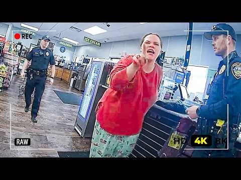 Entitled Shoplifter Is TAZED After Resisting Cops | Shoplifter Arrest