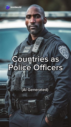 Countries Imagined as Police Officers by AI
