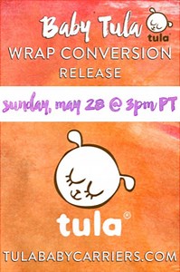 Our Coast Tula Wrap Conversion Carriers just got fancy! This weekend's release includes some more Coast Wrap Conversion Carriers and Free-to-Grow Wrap Conversions! Incredibly gorgeous Tula Wrap Conversion Carriers will be available this Sunday, May 28th, at 3PM PDT on babytula.com. Tula Wrap Conversion carriers have an instantly fluid feel and beauty that is unique to woven wrap material. Using artistic textile designs, often hand woven and hand dyed, our wrap conversion carriers add an elegance