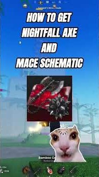 PROJECT SLAYER 2 HOW TO GET NIGHTFALL AXE & MACE SCHEMATICS IN SLAYERS #roblox #projectslayers2