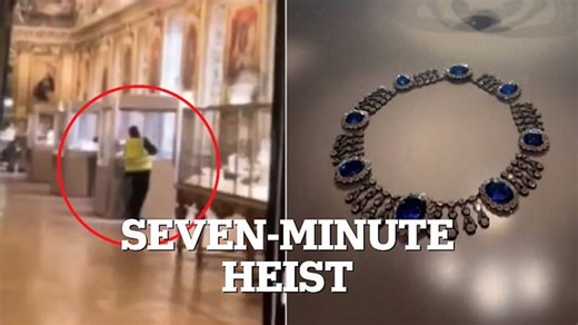 How jaw dropping seven-minute daylight raid unfolded at the Louvre