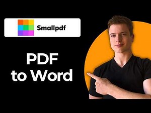 How To Convert PDF To Word Using Smallpdf (Full Guide)