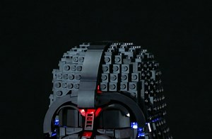 LED Light Kit Compatible with Lego Darth Vader Helmet - Lighting Set for 75304 Building Model (Model Set Not Included)