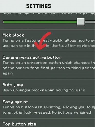 Change your camera angle without pausing game in Minecraft
