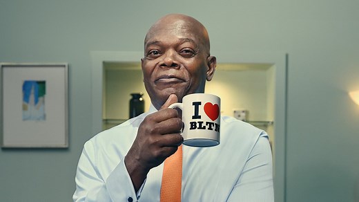 Hollywood star Samuel L Jackson in brand new Warburtons advert