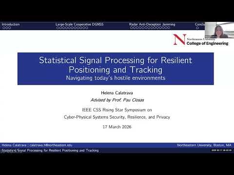Statistical Signal Processing for Resilient Positioning and Tracking