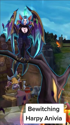 Bewitching Harpy Anivia, a custom skin to celebrate the upcoming skin of #bewitching #Anivia this #halloween from @League of Legends @Riot Games , hope you like it! #fyp #fy #foryou #foryoupage #leagueoflegends #riotgames #leaguetok #leaguetiktok #leagueoflegendsriotgames #aniviamain #anivialol