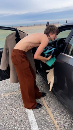 15K views · 220 reactions | Sometimes as a #model you have to change in weird places! | Mitchel Scott | Facebook