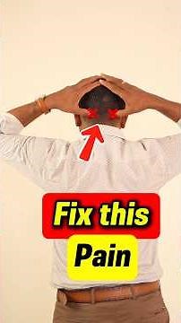 How to Relieve Neck pain Base of skull | Dr.SRK | ENERGY CLINIC #reels #neckpain #shoulderpain