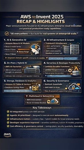 AWS re:Invent 2025 ReCap & Highlights
