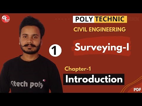 Surveying-1 | Lecture-1 | Chapter-1 Introduction | For Polytechnic civil engineering 4th semester.