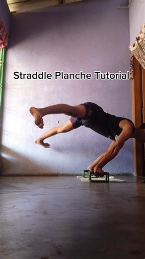 Straddle Planche Easy Tutorial #shorts #calisthenics #tutorial
