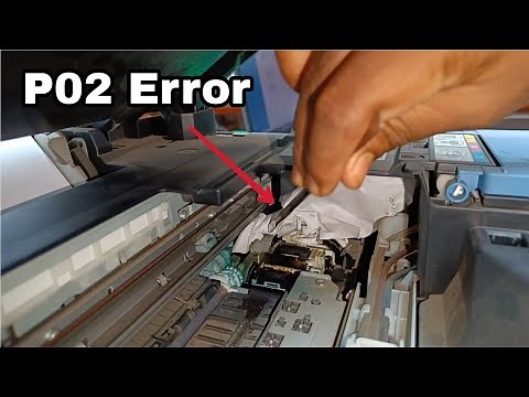 Canon G3010 P02 Error and orange light blink