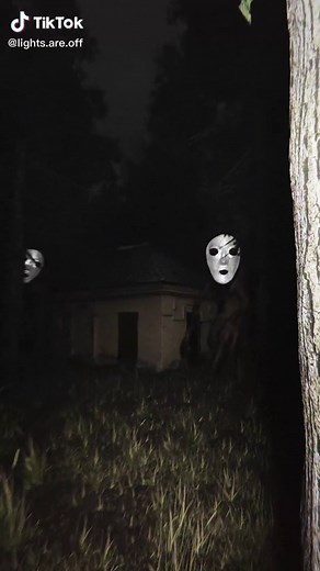 a strange family in the dark