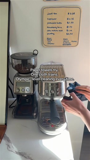 One reusable cloth “paper@ towel performs like it’s going for gold without creating a mountain of waste. #zerowaste #kitchenfinds #kitchenessentials #cleanwithme #cleaningtiktok