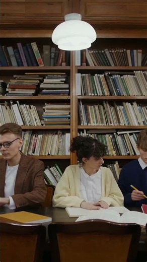 Quiet Library After Hours | Calm Study Loop #Shorts