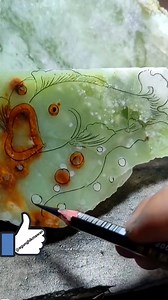 painting on jade #jade #stone #viral #gemstone | Agung Hikmawan