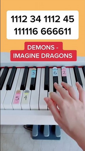 Demons - Imagine Dragons (Piano Tutorial) #easypianotutorial #pianobeginner #demonsimaginedragons