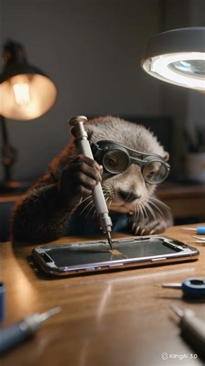 Otter Phone Repair Goes Pro #shorts