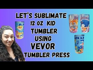 Create the PERFECT Sublimation Tumbler for Kids in JUST 30 Minutes!