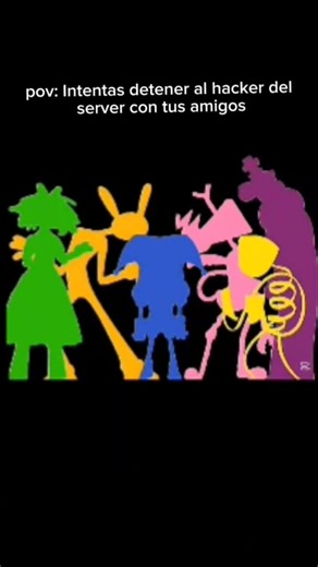 tratas de detener al hacker del server con tus amigos: creditos al creador: @doblesrecargado