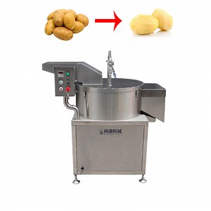 [Hot Item] Industrial Electric Automatic Beet Root Carrot Cassava Potato Washing Cleaning Peeler Machine