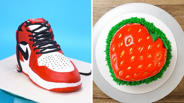 Stylish Shoes & Strawberry Cake Design | Creative Cake Decorating Ideas | Spirit of Cake