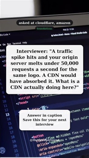 Caching and CDNs for ops, offloading the origin | DevOps interview