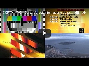 CCRTV - TV3 - Carta d'ajust, inici i avanç de programació - 01.01.2000