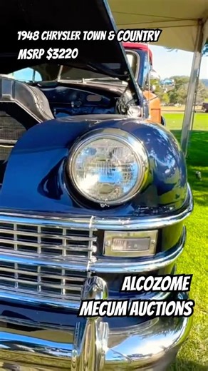 1948 Chrysler ❤️😎🇺🇸 #shorts #chrysler #mecumauctions #classiccars #vintagecars #oldclassic #1948