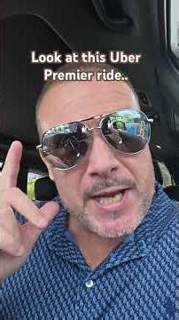 Finally got a decent Uber Premier ride to Boca Raton..