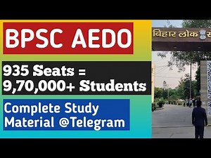 BPSC AEDO: Understand the Pattern & Syllabus
