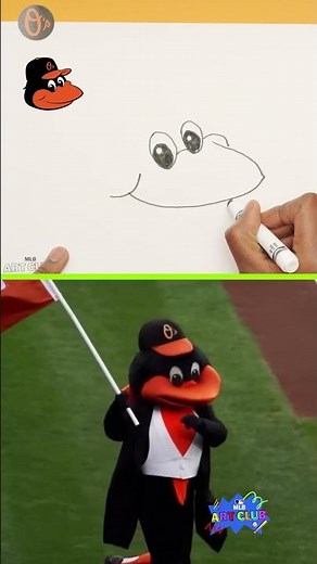 Draw the Oriole Bird! 🐦 Baltimore Orioles