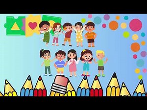 Babies in kindergarten - Learning numbers from 1 to 10 - Educational video - Cartoons for children