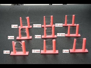 3D Printing - Retract Test - eSUN Pink PLA+