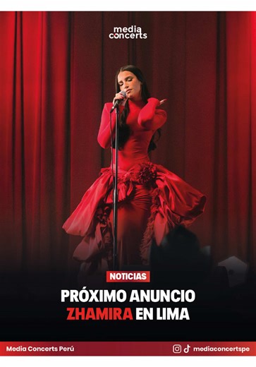 🌟 Zhamira Zambrano, cantante de pop latino y una de las voces femeninas en ascenso, llega a Lima. 🇵🇪 El anuncio oficial está por revelarse y todo ya está listo para hacerse público. No es rumor ni especulación: la confirmación viene en camino y promete emocionar a sus fans peruanos. 👀✨ Zhamira ha conquistado a una nueva generación con su estilo fresco y romántico, destacando con canciones como “Extrañándote” y “Estrellita”, además de generar gran impacto en plataformas digitales y redes, don