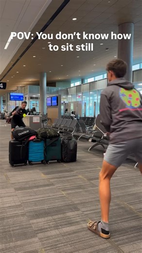 BVIRAL on Instagram: "Practicing Pickleball in an Airport Terminal While Waiting for a Flight #BVIRAL (@tristancooley850)"