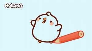 Looking for a fun activity to pass the time? Learn how to draw Piu Piu! Share your creations with the Molang family ✨ | Molang