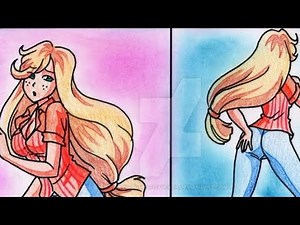 TG TF hot boy to girl hot gender swap gacha life gender bender comic #transformation #animation