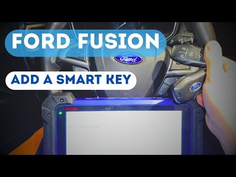 2013-2016 Ford Fusion how to program a new smart key by Autel IM608. Ford Fusion add a smart key.