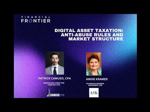 Digital Asset Taxation: Anti-Abuse Rules and Market Structure