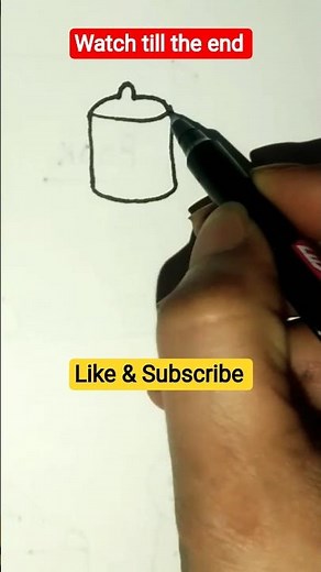 Easy Hat 🎩 Drawing for Beginners | Cute & Simple Art #shorts #hat #viralcontent