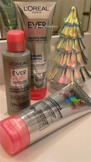Glass-Like Holiday Hair ✨ | L’Oréal Everpure Glossing Routine