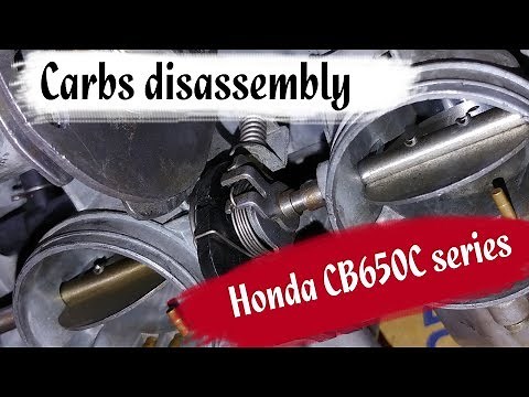Honda CB650 - Carbs disassembly