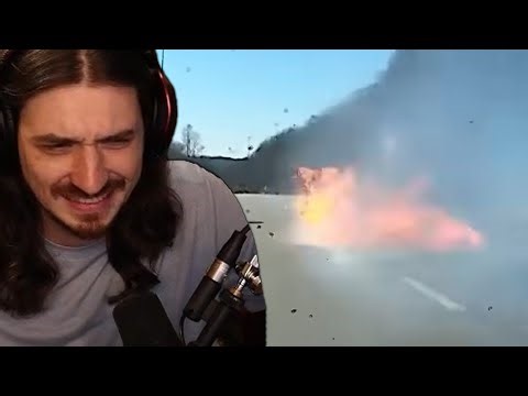 Truck Engine Explodes While Driving