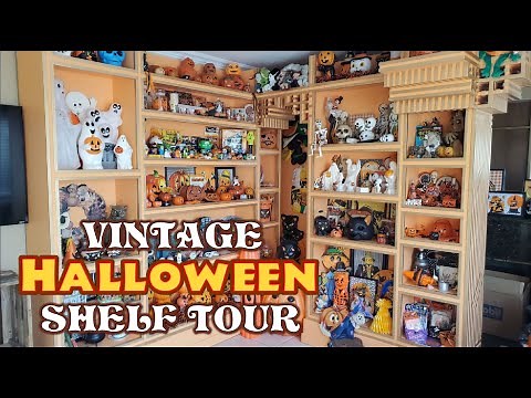 Vintage Halloween Decorations Collection Home Tour
